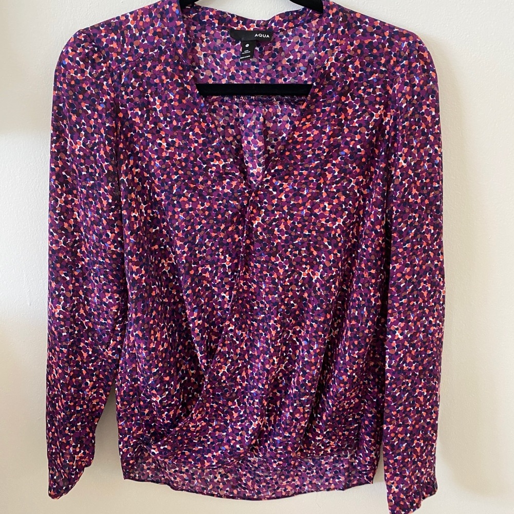 Aqua blouse